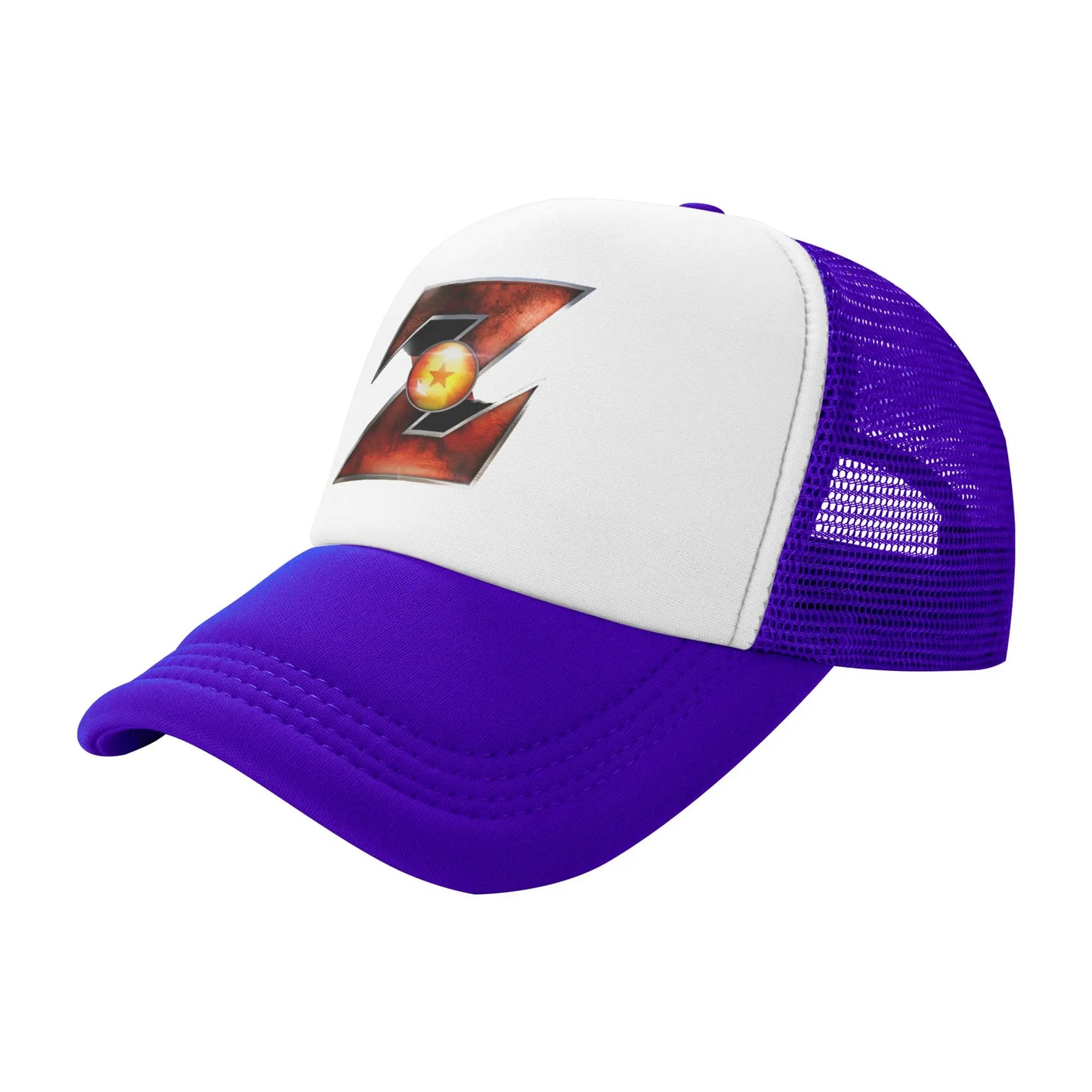 Adult Dragon Ball  Z Logo Trucker Caps Mesh Baseball Cap Polyester  Hats Trucker Hat Breathable Sports Cap Summer