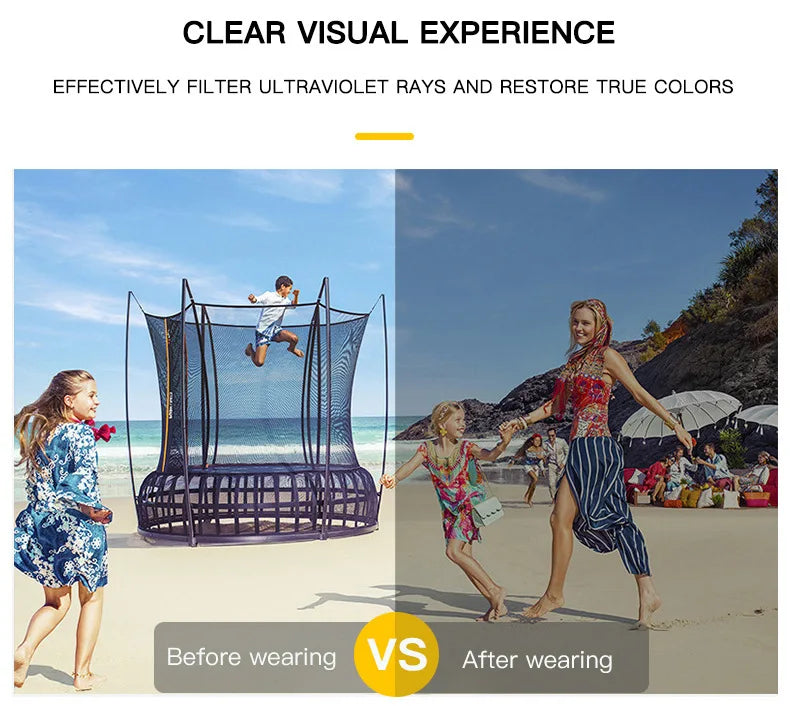 2025 Oversized Metal Rimless Integrated Windproof Sunglasses For Women Trends Y2k Luxury Brand Design Sun Glasses Unisex UV400