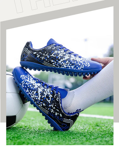 Nouvelles chaussures de football pour hommes, idéales pour les matchs sur gazon, l'entraînement et le soccer, crampons antidérapants, pour intérieur et extérieur, baskets de futsal de haute qualité, meilleures ventes.