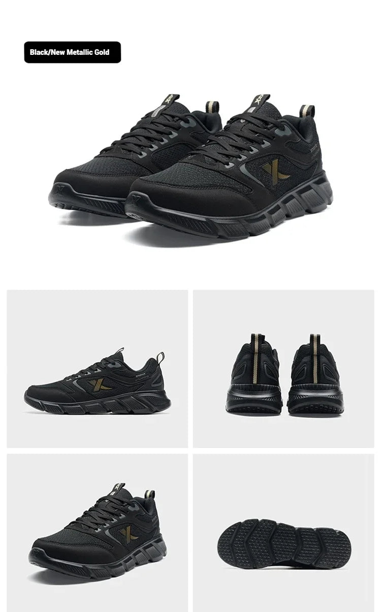 Zapatillas de running Xtep para hombre de verano, de malla transpirable, resistentes al desgaste, deportivas, ligeras, casuales juveniles, con amortiguación 875219110065