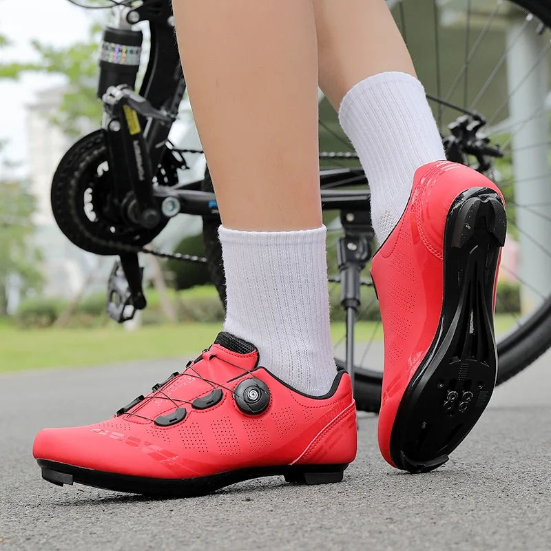 Zapatillas de ciclismo de montaña para hombre MTB, transpirables, antideslizantes, de alta dureza, aptas para carreras en carretera al aire libre y rutas de montaña off-road 37-46