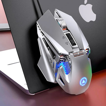 Wired RGB Backlit Esports Gaming Mouse 200-7200 DPI Adjustable, USB Wired for PC Laptop FPS Games