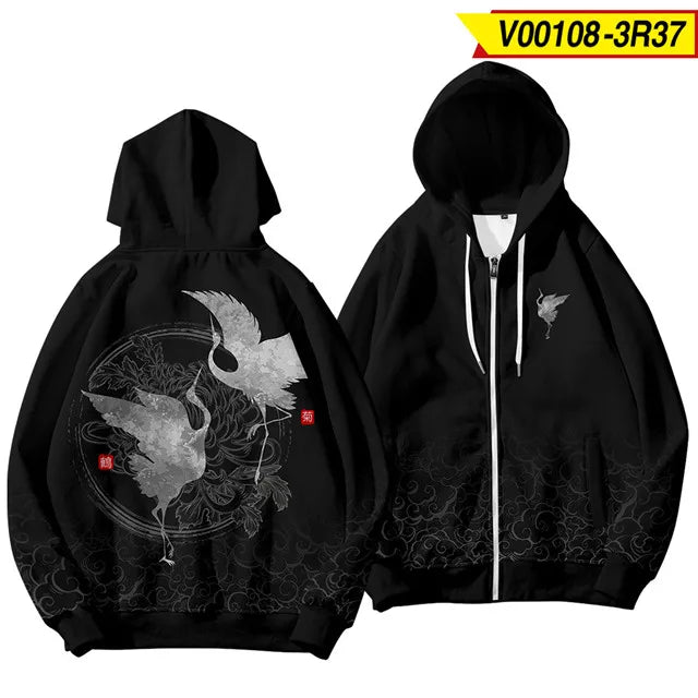 Sudaderas con capucha para hombre y niños, ropa de Año Nuevo chino con estampado 3D de dragón, moda streetwear cool, top con capucha
