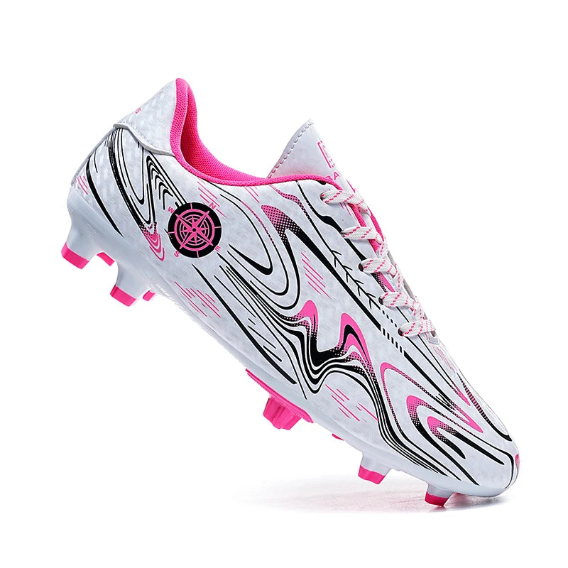 Kids Youth Soccer Cleats Football Shoes Men Non Slip Breathable Lightweight Training Sneakers Boys Children Football Match Boots