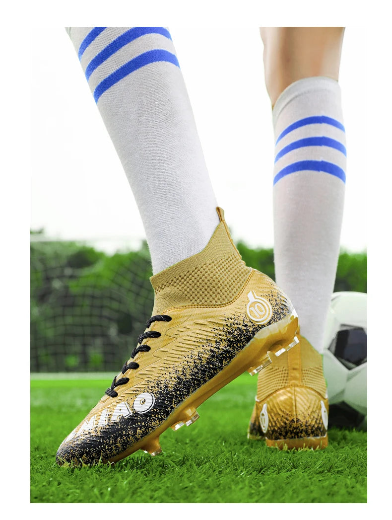 Men's Soccer Shoes Kids Football Boots Women's Professional Soccer Cleats Anti-skid Football Shoes TF/FG Outdoor Football Shoes