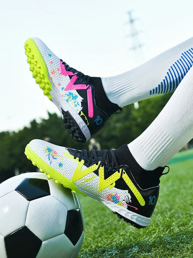 Nuove scarpe da calcio da uomo Society, tacchetti professionali, scarpe da calcio indoor, scarpini veloci da campo, sneaker da ragazzo originali per allenamento