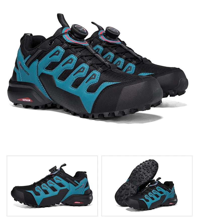 Lightweight Anti-Slip Hiking Shoes Magnetic Closure Outdoor Adventure Sneakers