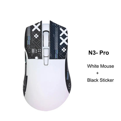 Motospeed Darmoshark N3 Pro Bluetooth Wireless Gaming Mouse Double 8K Tri-Mode Rechargeable PAW3395 64g Ergonomic Gamer Mouse