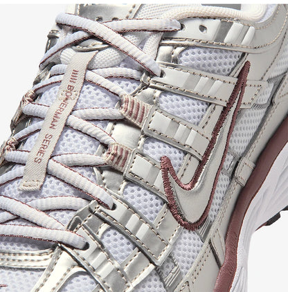 Nike Authentic P-6000 Damen-Sneaker mit niedrigem Schaft und Schnürung, verschleißfest, für den täglichen Freizeitgebrauch BV1021-110