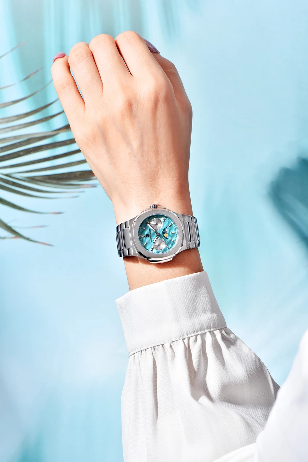 2025 New PAGANI DESIGN Women's Watch Automatic Date Luxury Quartz Watch Japan Epson VX3HA Watch Stainless Steel Waterproof Clock