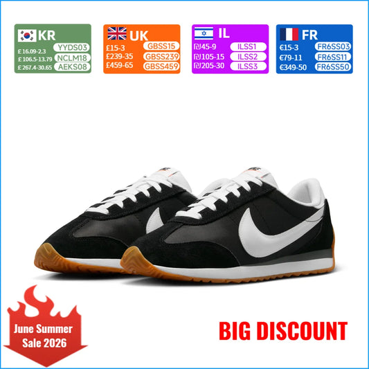 Nike Pacific Men's Casual Shoes Retro Waffle Sneakers - Fashionable, Breathable, Slip-Resistant Athletic Shoes HQ2052-001