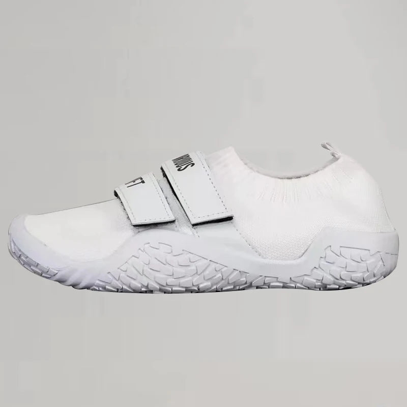 New Large Size Unisex Gym Lightweight Sports Hard Pull Squat Training Shoes Pro Hook & Loop Weightlifting Shoes 35-46#
