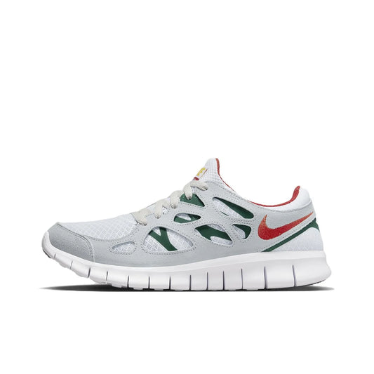 POIZON Nike Free Run 2 Grey Cinnabar Gorge Green 537732-102