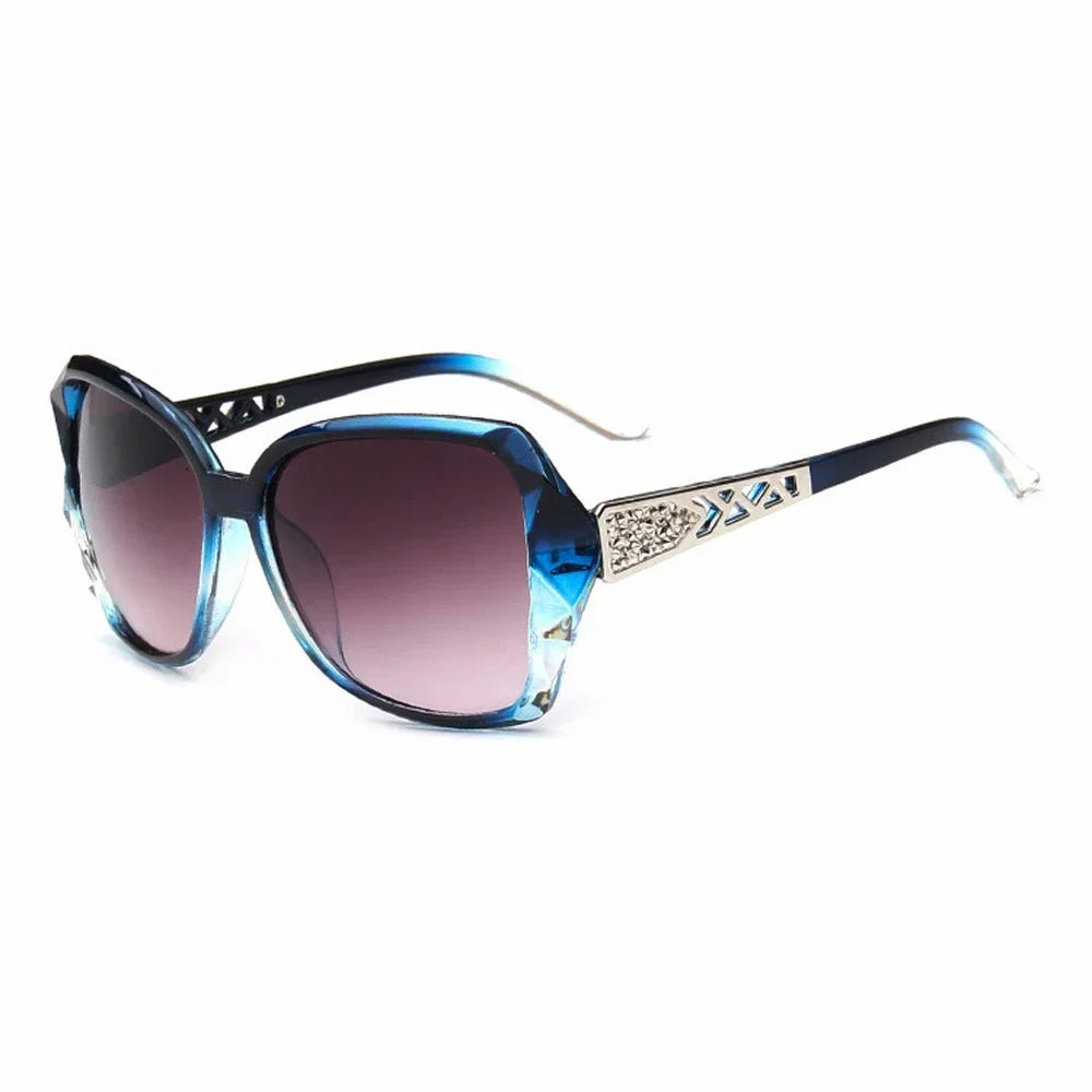 Fashion Square Sunglasses Women Luxury Brand Big Purple Sun Glasses Female Mirror Shades Ladies Oculos De Sol Feminino