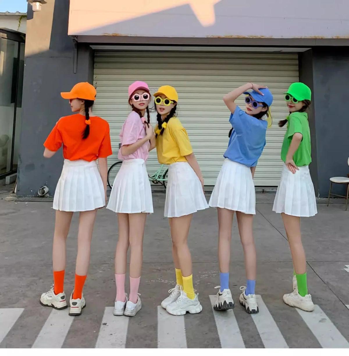 Dance Baseball Cap Adjustable Casual Snapback Hats For Women Men Unisex Hip Hop Cap Colorful Street Dad Hat Sport Cap Kpop Diy