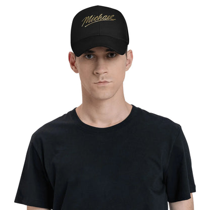 Casquette de baseball Michael Biopic Logo Sun : casquettes d'été décontractées style hip-hop pour homme, pour la chasse et le camping