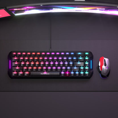 DarkBeacon Flux 68 HE Magnetic Switch Hot Swappable Mechanical Gaming Keyboard, USB-C Wired RGB 65% Layout