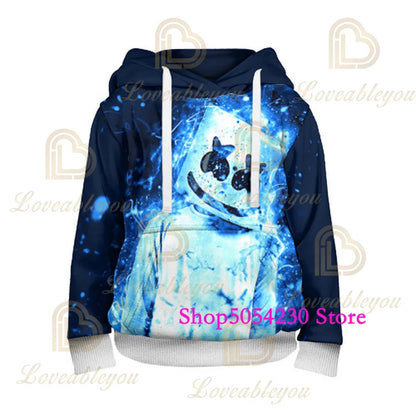 3D-gedruckter Llama Fortnite Hoodie Battle Royale Cartoon-Sweatshirt für Herren und Damen, Game-Hero-Kapuzenpullover für Teenager