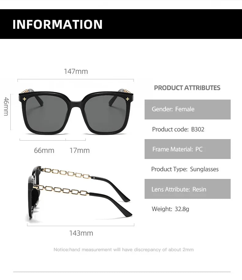 Lunettes de soleil carrées pour femme, style vintage, monture large, verres miroirs noirs, polarisées, lunettes de soleil sexy pour femme, idéales pour le voyage, protection UV400