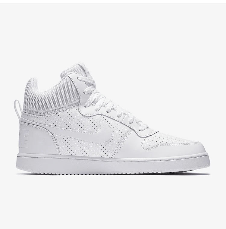 Nike Genuine COURT BOROUGH MID Herren-Sneaker in Reinweiß, High-Top-Freizeitschuhe 838938-111