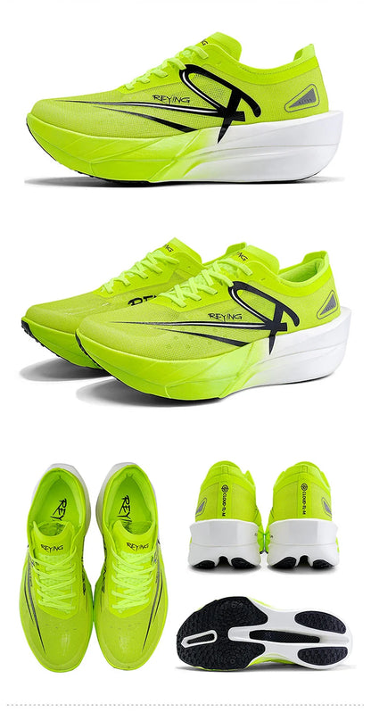 IRUNSVAN Marathon Full Length Carbon Plate Running Shoes Men Cushion Shock Absorbent Triple Rebound Outdoors Road Sports Shoes