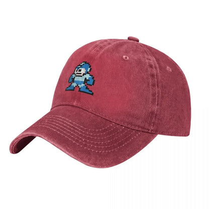 Megaman 8bits Baseballová čepice Nová Čepice roztomilá Vintage Luxusní čepice Pánská Dámská