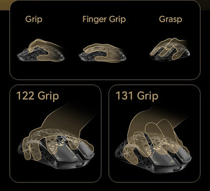 ATTACK SHARK R5 Ultra Carbon Fiber Wireless Gaming Mouse, PixArt PAW3950MAX Gaming Sensor, 42000DPI, 8000Hz, MCU Nordic 52840