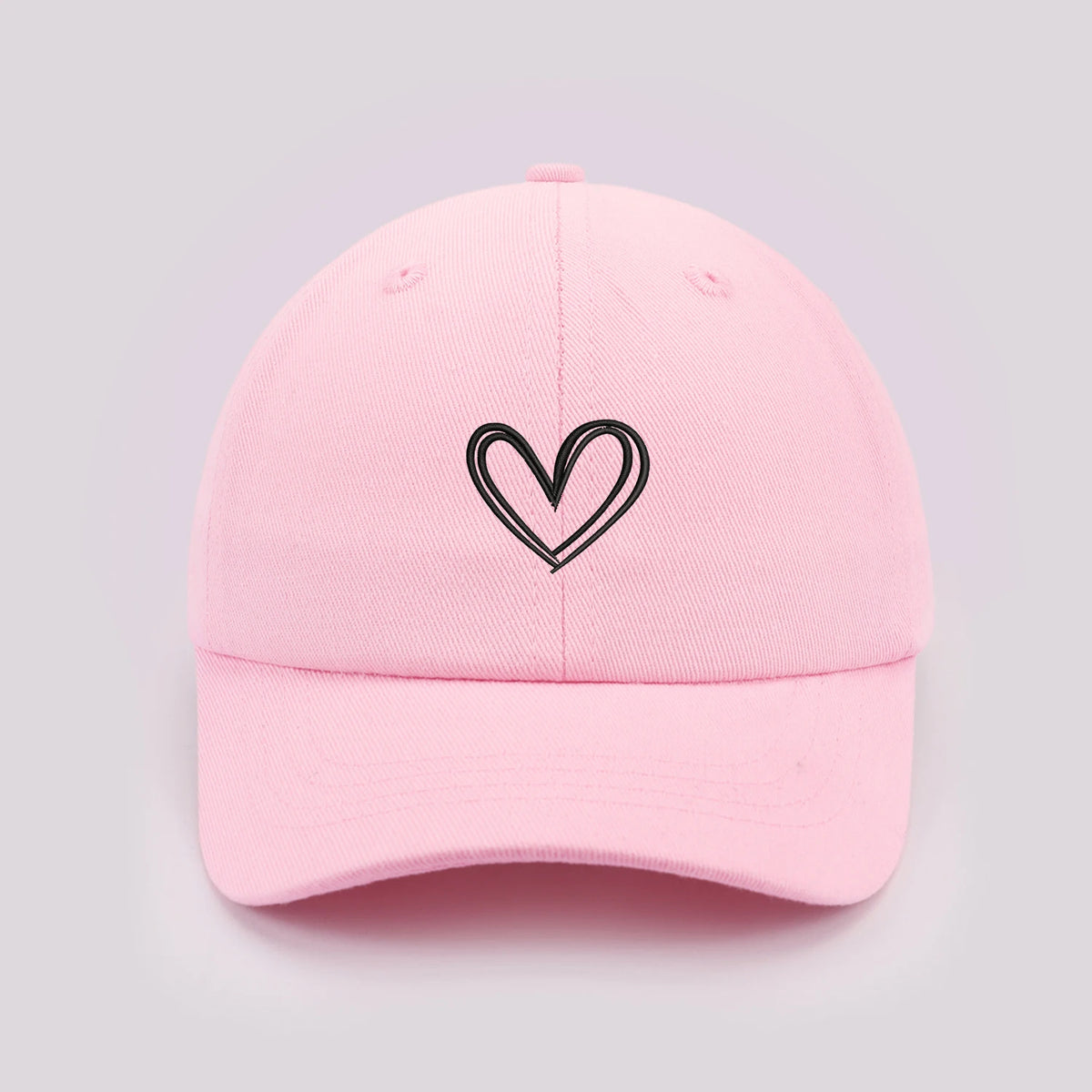 Cartoon heart-shaped Baby Baseball Cap Cute Solid Color Toddler Sun Hat with Ears Summer Adjustable Kids Boy Girl Peaked Cap ﻿
