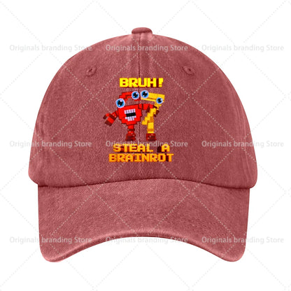 Steal A Brainrot 67 Dětská baseballová čepice Pánská Dámská sluneční čepice Nová čepice pro dospělé Outdoor Sport Sluneční čepice Retro pokrývka hlavy Dárek Horké prodeje
