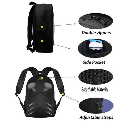 FORTNITE 3-Piece Lightweight Backpack Set with Front Pocket, Crossbody Bag & Pencil Case for Ages 5-10 Boys and Girls, Includes Free 3D Printed Keychain