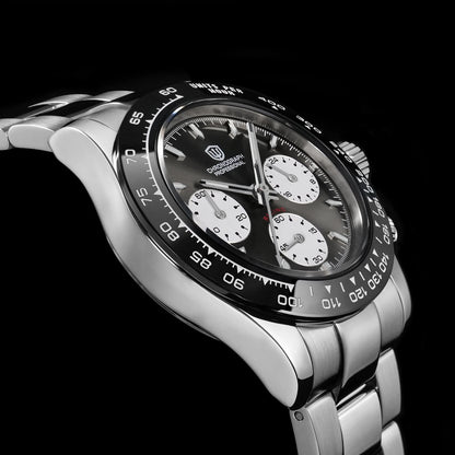 Watchdives WD16500 V2 Men Watch VK63 Quartz Movement Chronograph Wristwatch Stainless Steel Sapphire Crystal Luminous  Watches