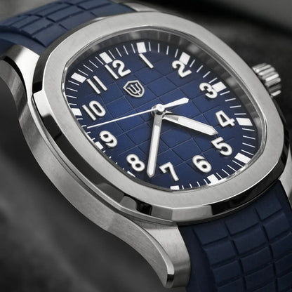 Watchdives WD008 38mm Dive Men Watch VH31 Sweep Second Quartz Movement Sapphire Super Luminous 100m Waterproof Watches