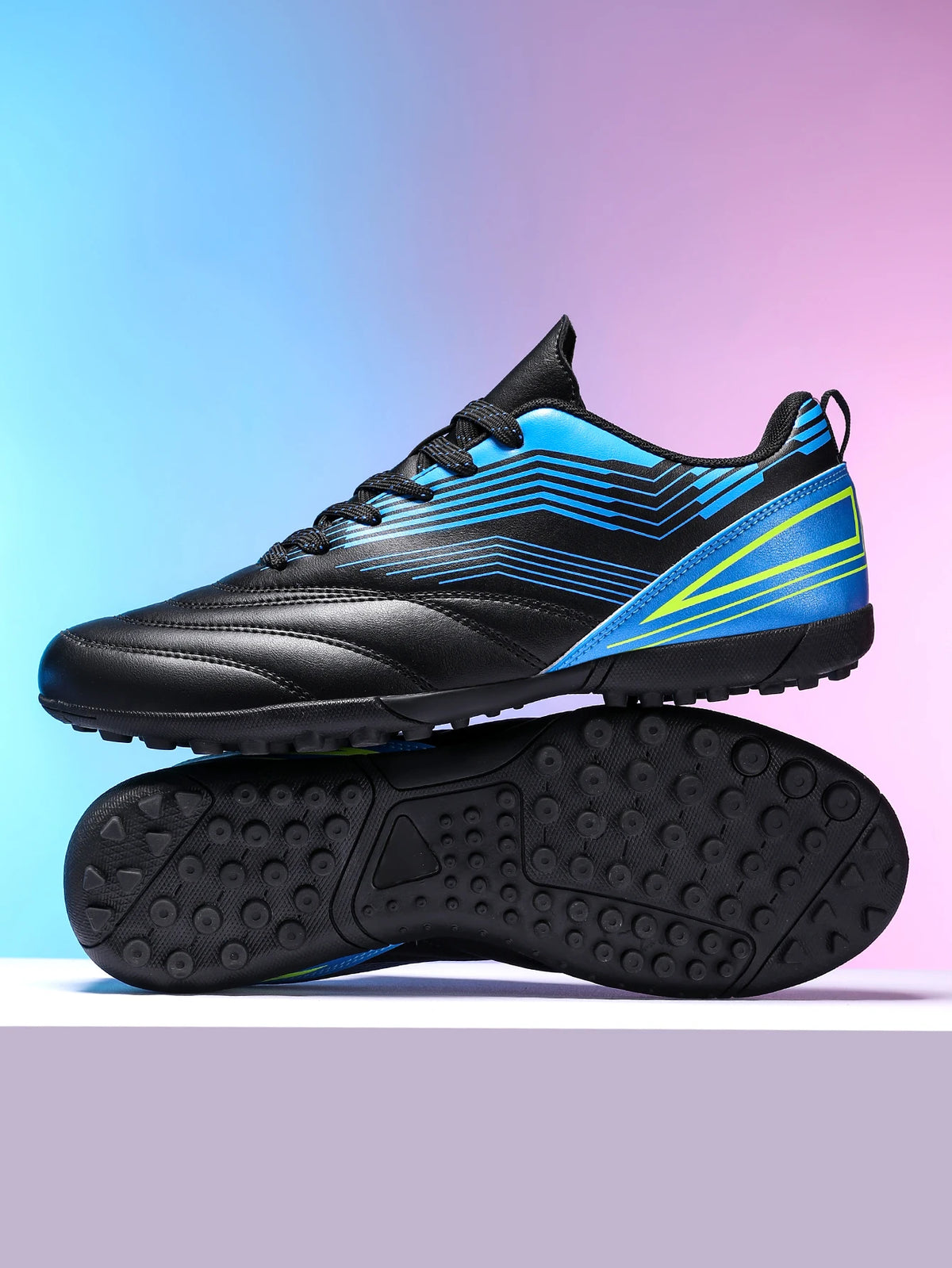 Crampons de Football unisexes pour jeunes, chaussures de Football légères TF pour les matchs d'entraînement, poignée améliorée, confort, conception Durable