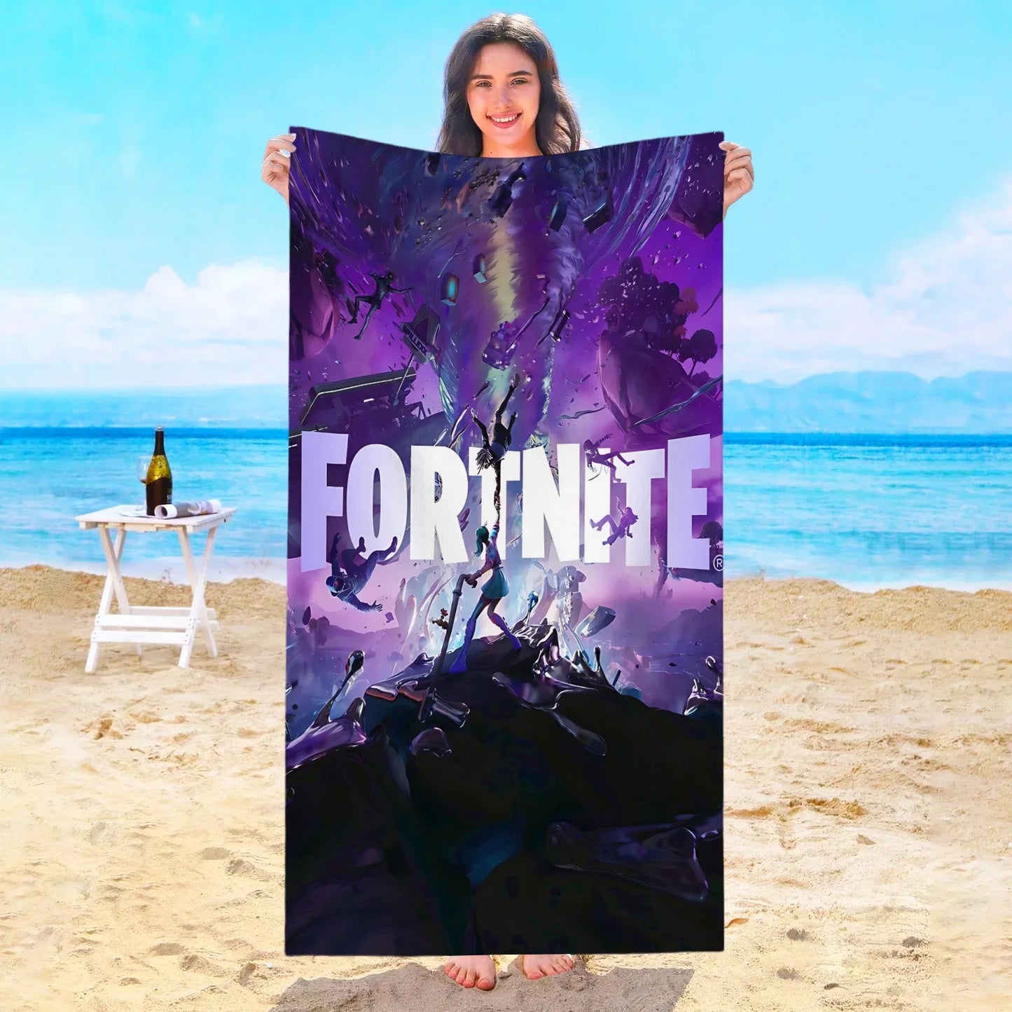 Game F-Fortnites Strandtuch Hotelhandtücher Badezimmer Sauna Spa Playa Reise Schwimmbad Für Zuhause Babybad Mikrofaser Fitnessstudio Dusche