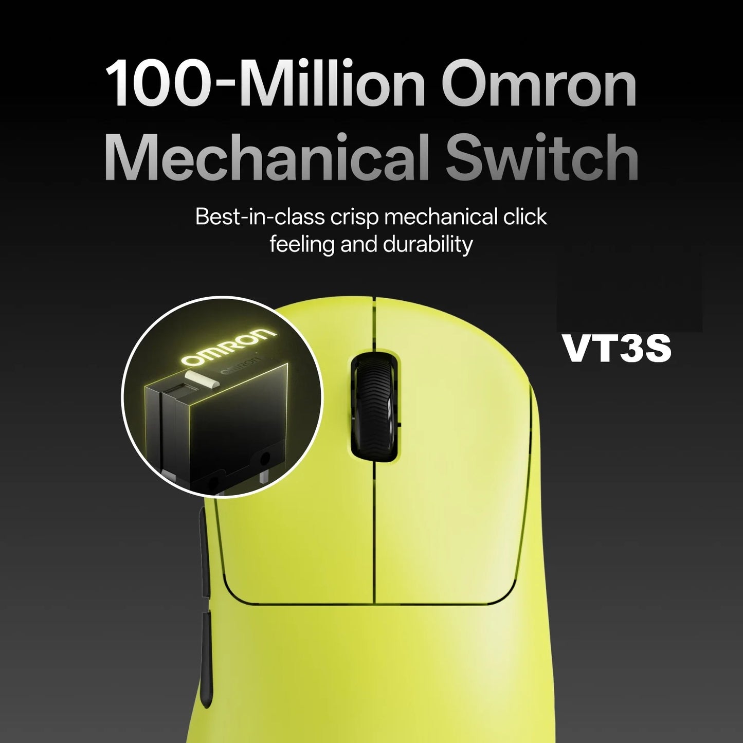 Rapoo VT3S /VT3S MAX GEN-2 Wireless Gaming Mouse True 8K Wireless Polling Rate 49g Ultra Lightweight Up to 750Hr Battery Life