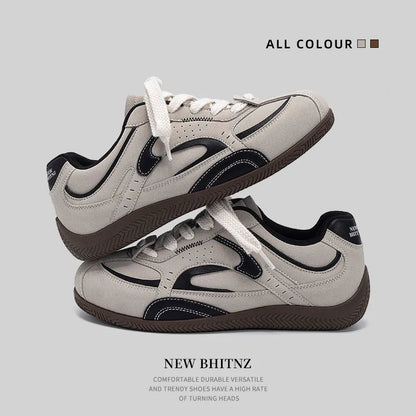 Men's Lightweight Comfortable Soft Bottom Casual Versatile Deqin Shoes Breathable Anti-slip Wear-resistant Flat Heel Sports S...