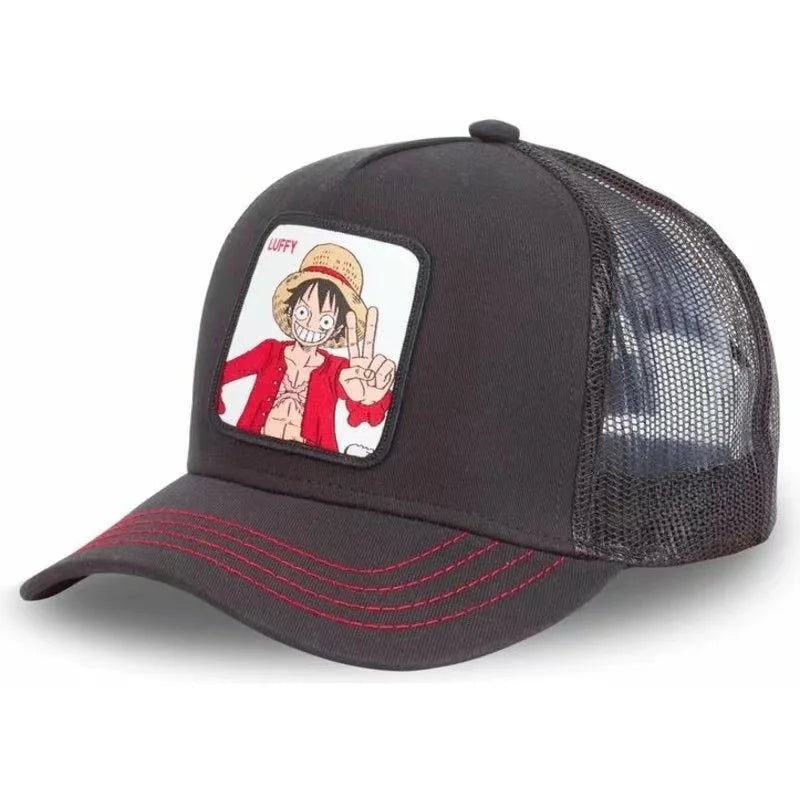 Outdoor Sport LUFFY baseballkasket – forår og sommermode – broderet, justerbar kasket til mænd og kvinder – mode – outdoor – hiphop-kasket