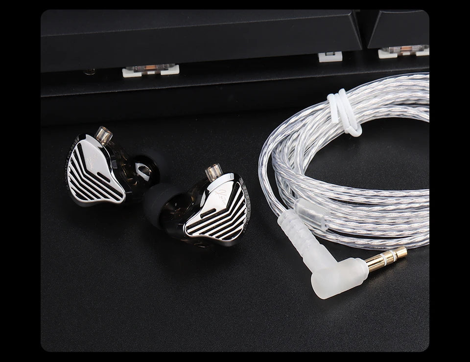 GK KUNTEN Earphones New Generation Dynamic Driver Unite Headests Hifi Music Earbuds DJ Headphones