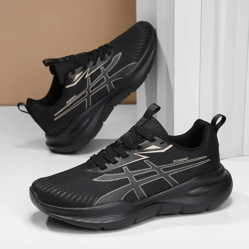 Men's Women EVA Sole Mesh Upper Breathable Running Shoes Soft Shock Absorbing Sports Shoes Unisex Sneakers Lightweight Footwear
