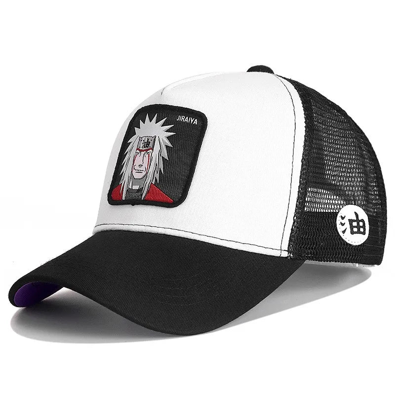 Casquette de baseball Snapback Naruto Uchiha Itachi, style anime, pour hommes et femmes, hip-hop, pour papa, casquette en maille ajustable, casquette de camionneur