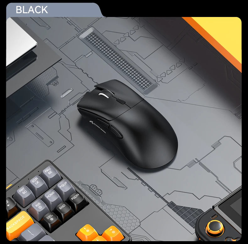 Attack Shark R1 Tri-Mode 2.4g-BT-Wired, PAW3311 18000DPI, 59g  Lightweight Gaming Mouse
