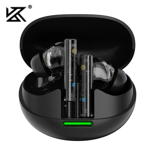 Słuchawki douszne KZ Carol Pro TWS Bluetooth 5.4 z 6 mikrofonami, aktywną redukcją szumów, prawdziwie bezprzewodowe, hi-fi, do gier i muzyki