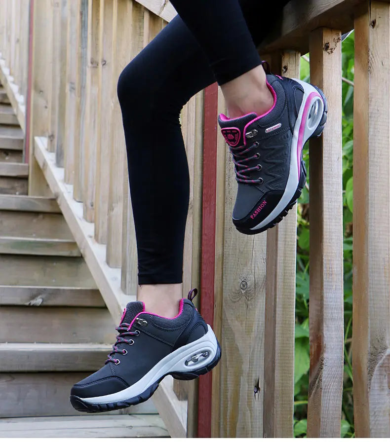 Women’s Sports Shoes Platform Sneakers Fashion Outdoor Hiking Non-Slip Casual Low-Top Running Shoes Women’s Footwear