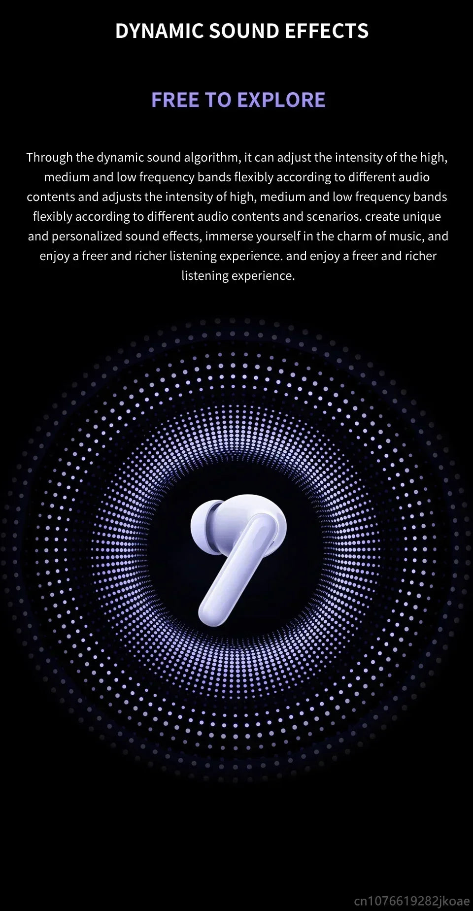 realme Buds T310 Earphones 46dB Active Noise Cancelling HiFi Wireless Headphones Bluetooth 5.4 Game Music Headset Long Standby