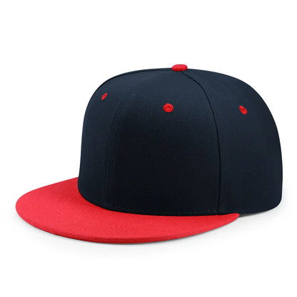 Engros 40 farver Justerbare flade snapback-kasketter med skygge Dame Mode Polyester Enfarvet baseballkasket Herre Hiphop Blank Sportskasket