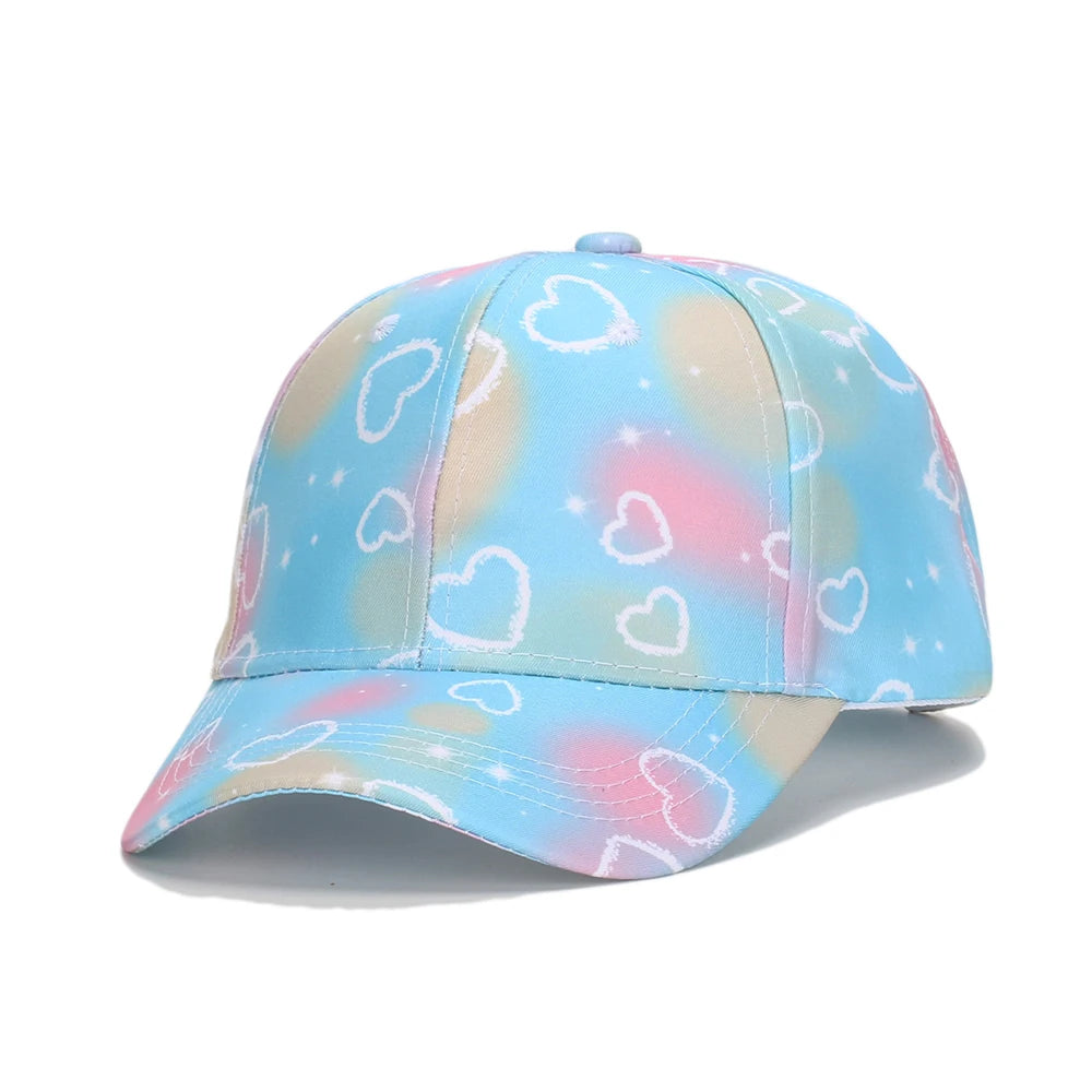 Populære baseballkasketter med tegneserietryk til børn, 54 cm hovedomkreds, til drenge og piger under 10 år – smukke, iøjnefaldende snapback-kasketter BK31