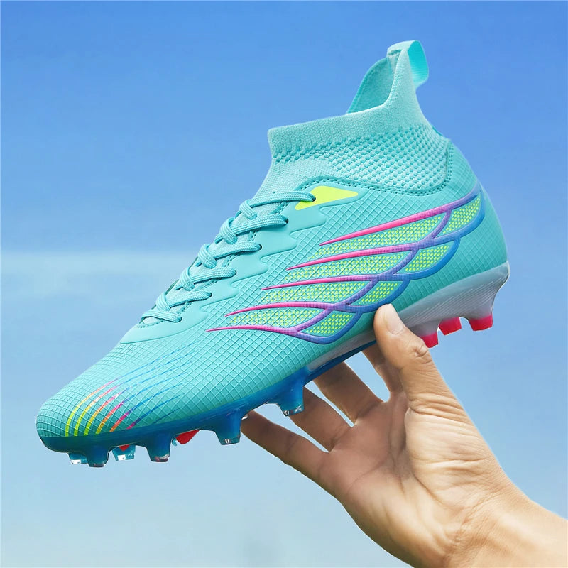 Scarpe da calcio professionali da uomo, sneakers sportive outdoor, scarpe da calcio per adulti, tacchetti da calcetto Society, ultraleggere per allenamento calcistico