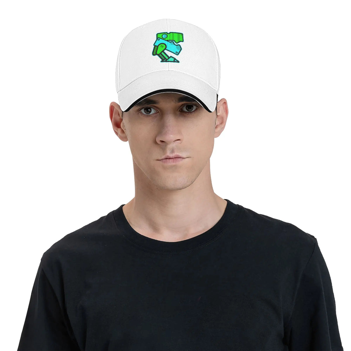Cappellino da baseball Geometry Game Dash, casual, senza blocchi, modello «Sandwich», per uomo e donna, traspirante, adatto alle attività all’aperto