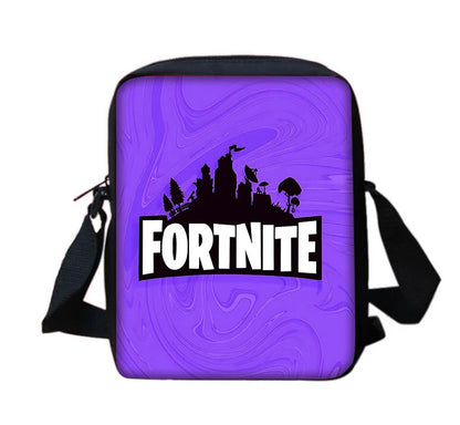 Borsa messenger a tracolla con stampa Game Boy Girls, design per bambini-F-FortniteS, borsa casual a mano per uomo e donna, porta telefono, borsa shopping
