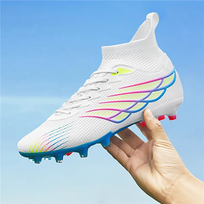 Scarpe da calcio professionali da uomo, sneakers sportive outdoor, scarpe da calcio per adulti, tacchetti da calcetto Society, ultraleggere per allenamento calcistico